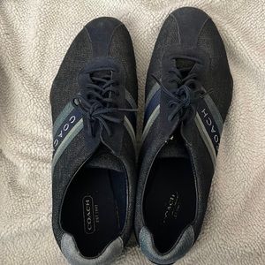 Worn coach tennis shoes